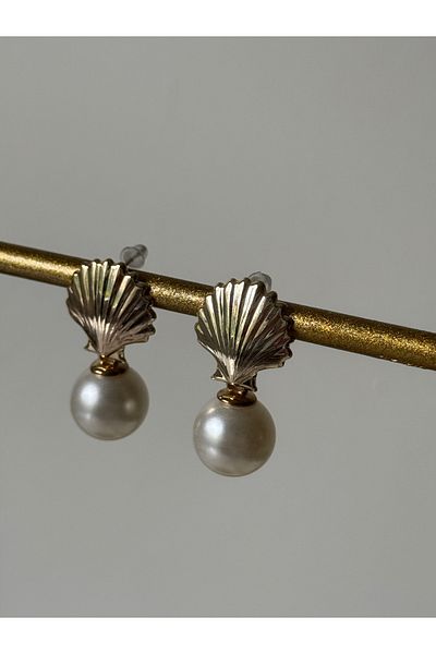 Rossetto Atelier Pearl Mussel Earrings