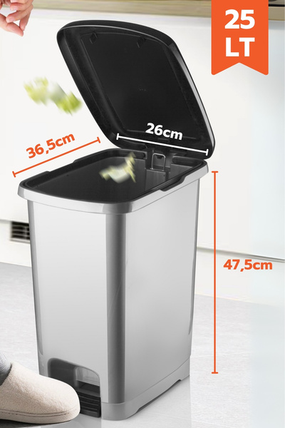 Ginza Maison SLIM PEDALLED DUSTBIN 25 LT.