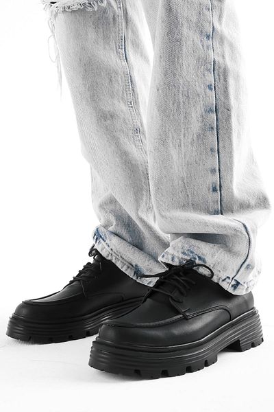 Lal Shoes & Bags Holly pentru femei Oxford negru cu șireturi