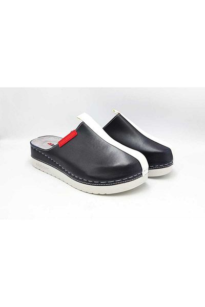 DR KLOMPA Women's Slippers Ms312 Navy Blue Orthopedic Sabo Slippers