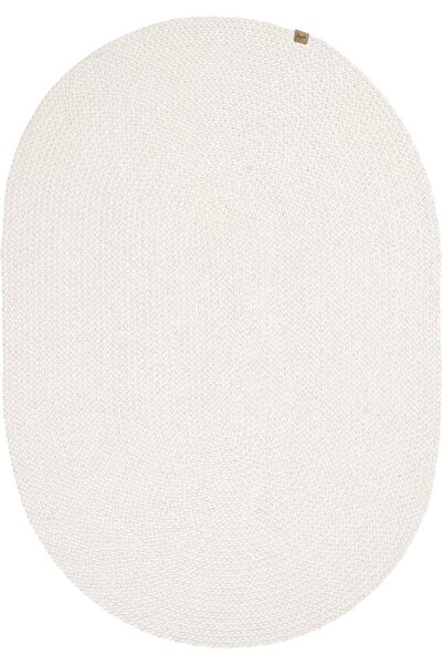 Cool Halı Glenn 610 Beyaz Banyo Halısı Antre Hol Halısı Hasır Dokulu Oval Ban...