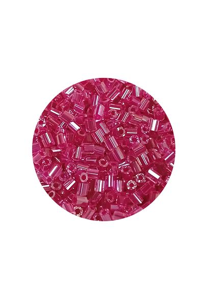 STUMBANNG Cut glass beads 2mm - 60 grams - transparent pink - bnc382