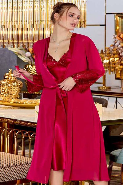 Jeremi Set de 6 satin din dantela zestre