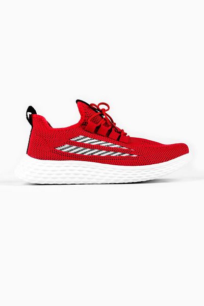 Lal Shoes & Bags Herald Men's Sneakers-Red