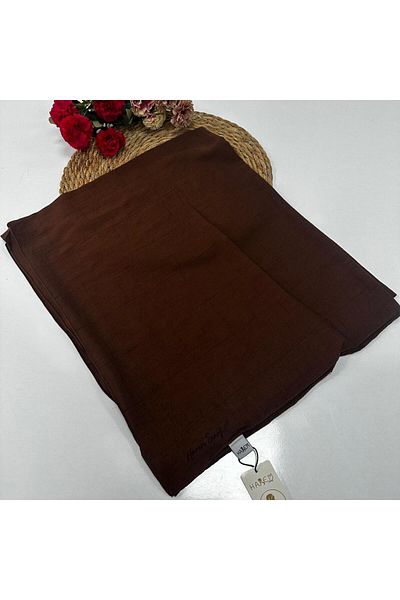 HAREM SCARF Βαμβακερό σάλι Harem Nilda με σχέδιο σοκολάτας - HFN0103