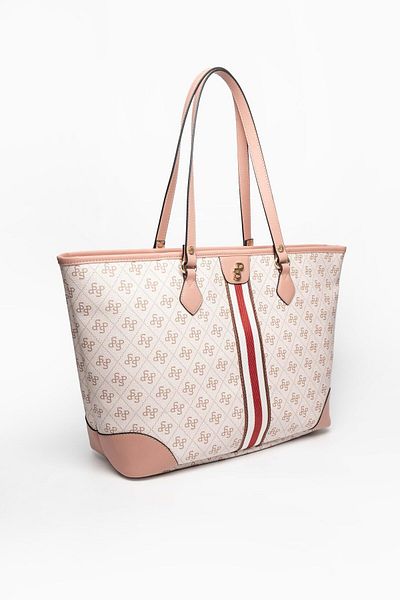 Silver Polo Silver & Polo Pink - Salmon SP1169 Geantă de umăr pentru femei