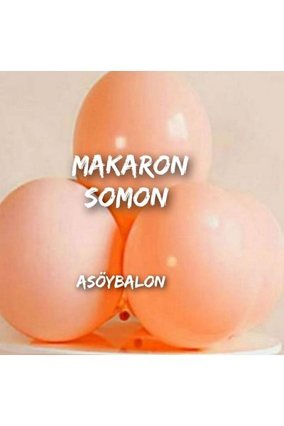 asöy Salmon Colored Chrome Balloon