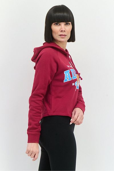 adidas Originals X Disney Women Sportswear Fit Long Sleeve Outdoor Hoodie, Maroon
