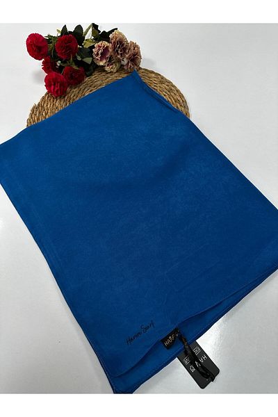 HAREM SCARF Χαρέμ Feyza Luxury Shawl Indigo HFS0119