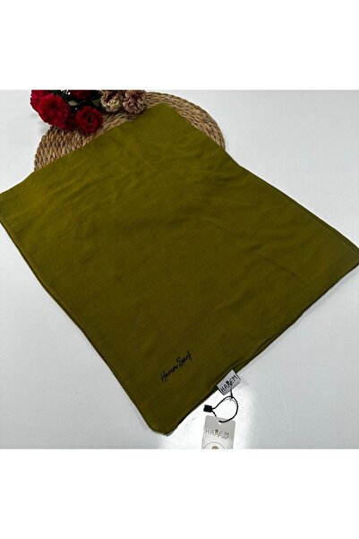 HAREM SCARF Oil Green Harem Nilda Cotton Shawl - Hfn0118
