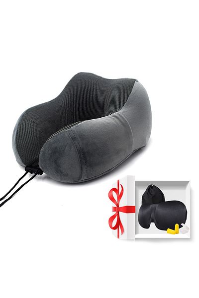 MORANO Morano Travel Pillow with Storage Bag Gift Sleep Mask