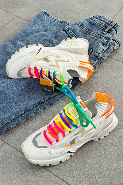 Mamito Ayakkabı DZY 2025 Αθλητικά παπούτσια με ψηλή σόλα με πολύχρωμα κορδόνια