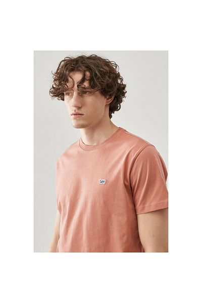 Lee Ανδρικό T-shirt Lightweight Ss Small Logo Crew Neck Crew Neck - L60ufquk