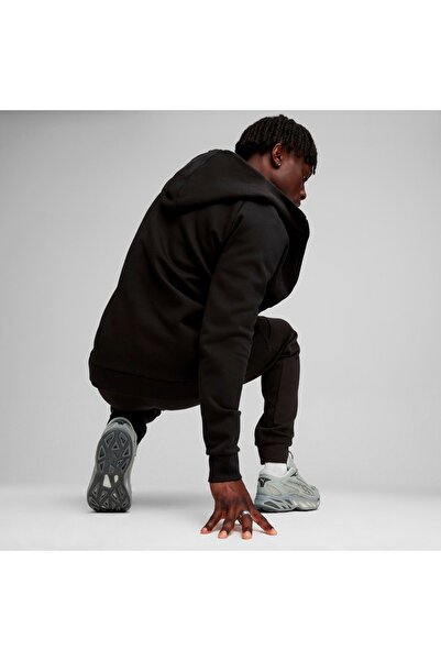 Puma Tech Erkek Siyah Kapüşonlu Ceket