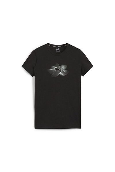 Puma Дамска тениска Radiant Run Tee Дамска ежедневна тениска 52512301 Черна