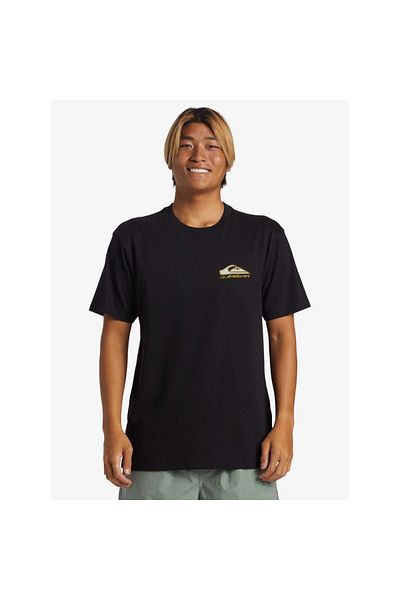 Quiksilver Step Up Purple ανδρικό μαύρο μπλουζάκι Aqyzt09563-10010