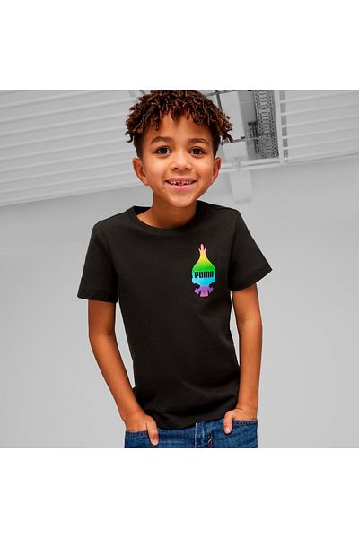 Puma Ανδρικό μαύρο T-shirt62481601 - X Trolls Printed Tee