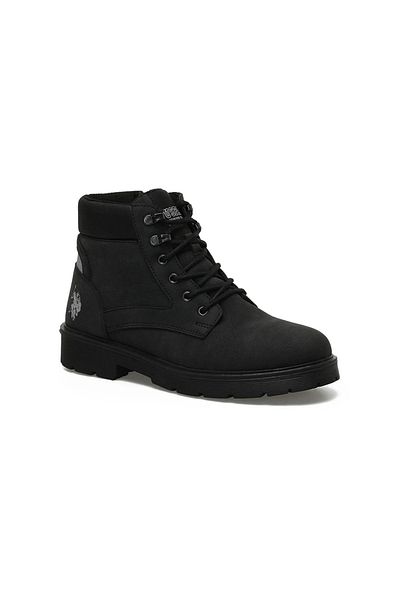U.S. Polo Assn. Ανδρικές μαύρες μπότες Forrest