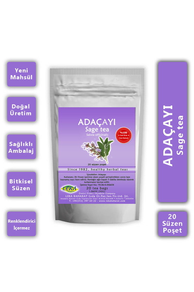 leka baharat Adaçayı 20x1,5g Süzen Poşet