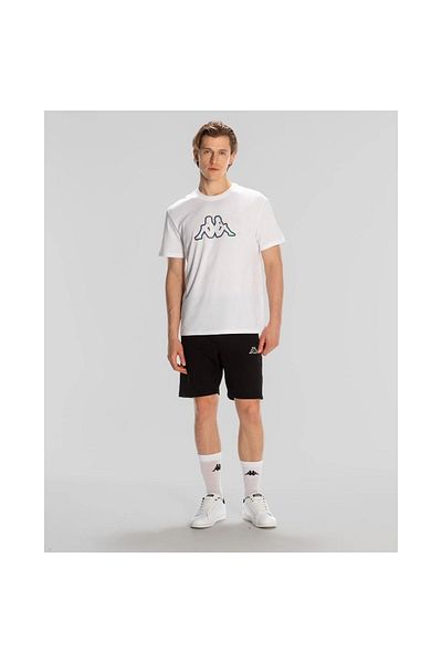Kappa Logo Brian Men's White Round Neck T-Shirt
