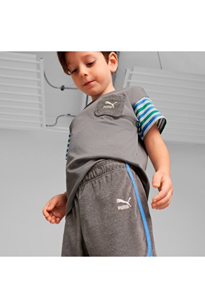 Puma Summer Camp Classics Çocuk Gri Şort