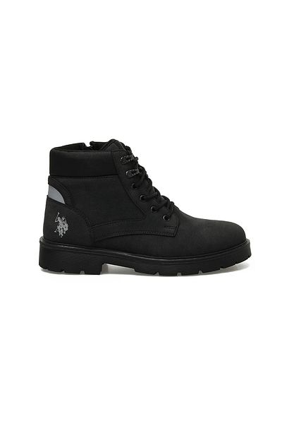 U.S. Polo Assn. Ανδρικές μαύρες μπότες Forrest