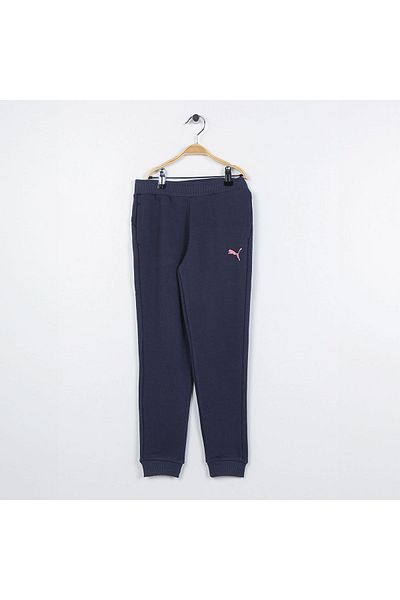 Puma Bppo Girl's Navy Blue Sweatpants - Blank Base