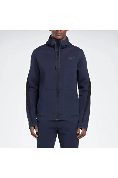 Reebok Dreamblend Erkek Lacivert Kapüşonlu Ceket