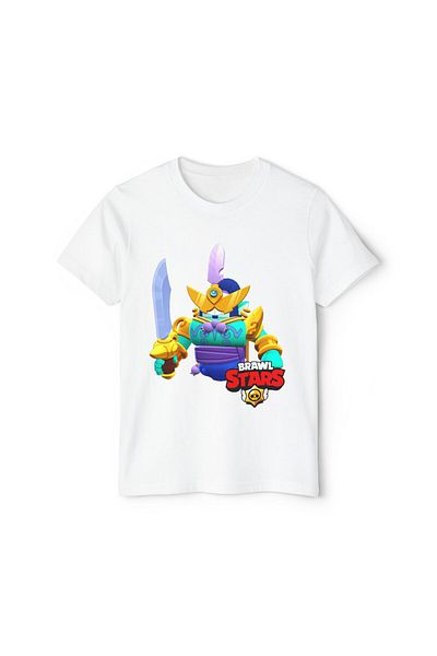 Hilosh Tricou pentru copii unisex cu imprimeu Brawl Stars Surgenie Surge K05