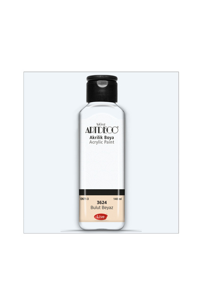 Artdeco Akrilik Boya 140 ml 3624-Beyaz Bulut
