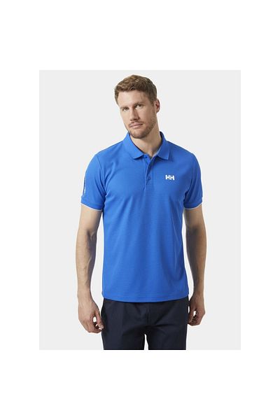 Helly Hansen Tricou polo albastru cu guler clasic pentru bărbați Ocean