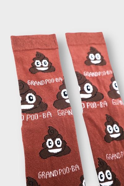 EFBUTİK Καφέ κάλτσες Grand Poo-Ba