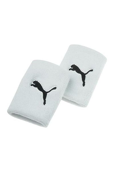 Puma Unisex Sports Bracelet - Team Long Wristband white -05191702
