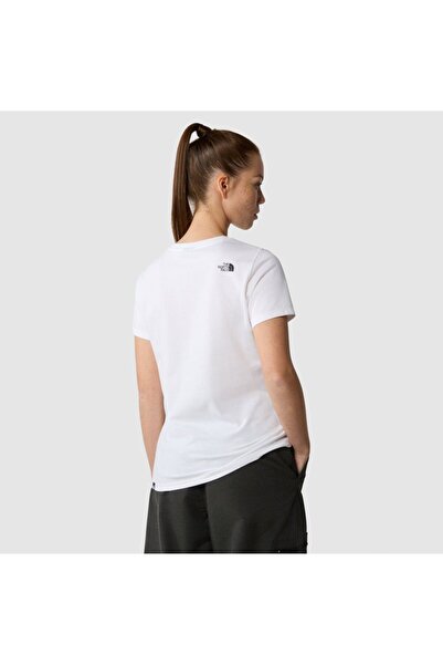 THE NORTH FACE Simple Dome Slim Women's White Round Neck T-shirt