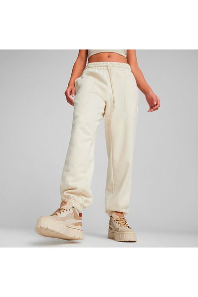 Puma Infuse Relaxed Women's Ecru Sweatpants
