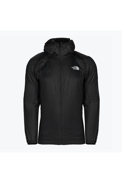 THE NORTH FACE Αθλητικό ανδρικό μαύρο μπουφάν με κουκούλα με φερμουάρ