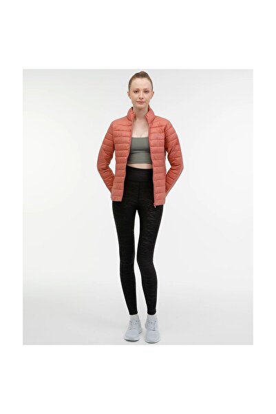 lumberjack Padded Kadın Pembe Dik Yaka Mont