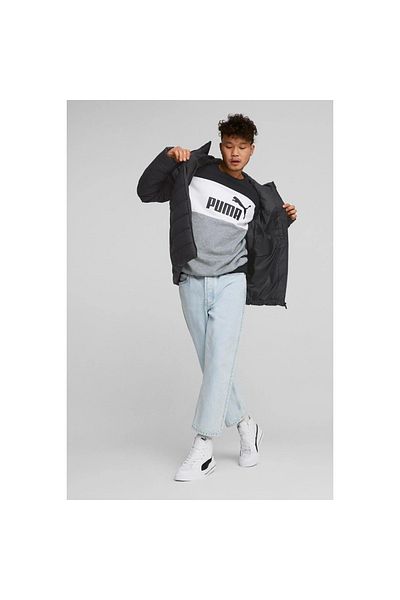 Puma Palton căptușit pentru bărbați, albastru bleumarin