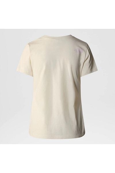 THE NORTH FACE Tricou ușor de damă, ecru, cu gât rotund