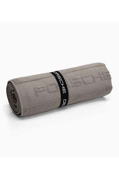 CottonTherapy Porsche Design 70x140 cm - 100% βαμβακερή αθλητική πετσέτα γιόγκα γυμναστικής παραλίας με τσέπη και φερμουάρ