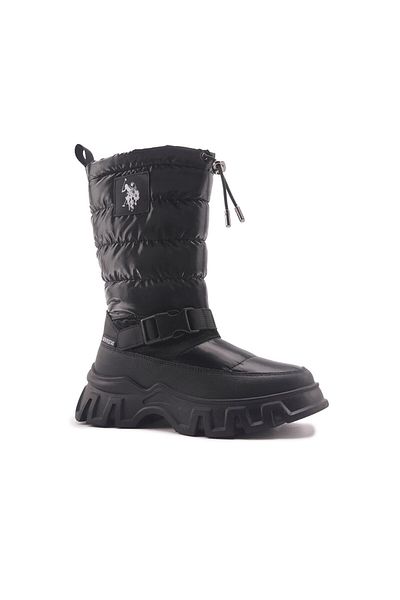 U.S. Polo Assn. Poretta Girl's Black Boots