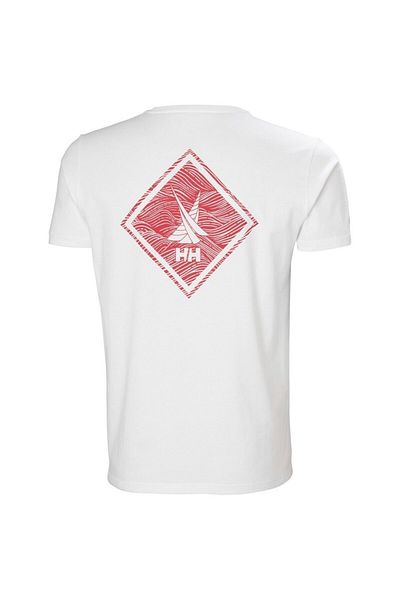 Helly Hansen Ανδρικό μπλουζάκι Shoreline 2.0 σε λευκό στρογγυλό λαιμό