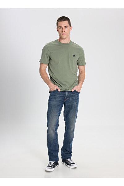 WRANGLER Düşük Bel Relaxed Erkek Denim Pantolon W15Q027318 Greensboro DenimPa...