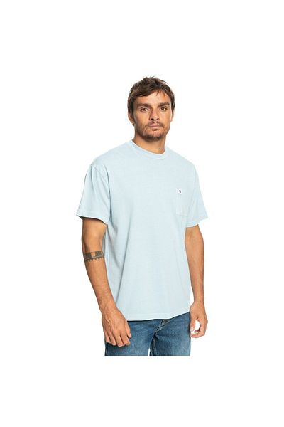 Quiksilver Ανδρικό T-shirt Natural Dye Blue Crew Neck