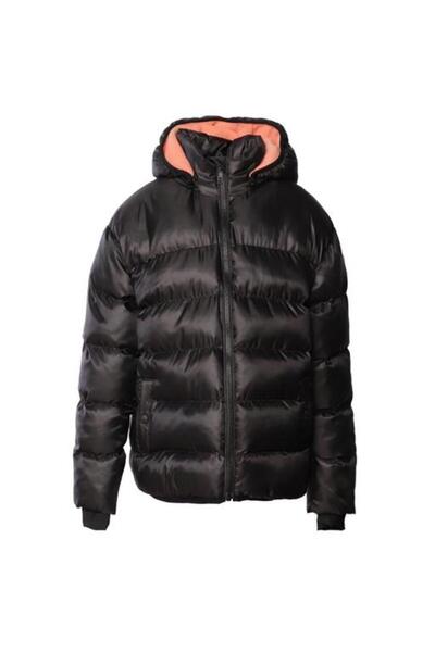 hummel Geona Kız Çocuk Siyah Kapüşonlu Mont