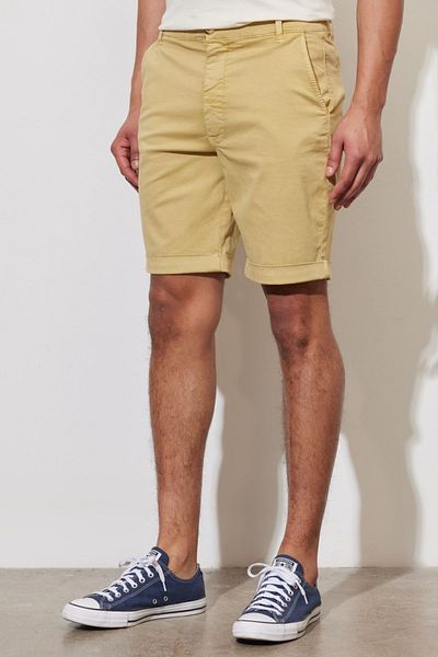 Lee Regular Fit Regular Cut Normální pas hořčičné pružné šortky