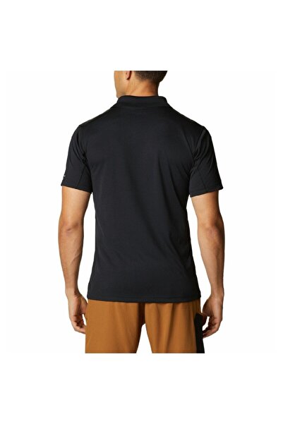 Columbia Ανδρικό μαύρο μπλουζάκι πόλο Zero Rules