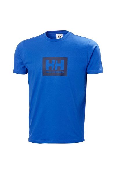 Helly Hansen Tricou pentru bărbați Box, albastru bleumarin, cu gât rotund