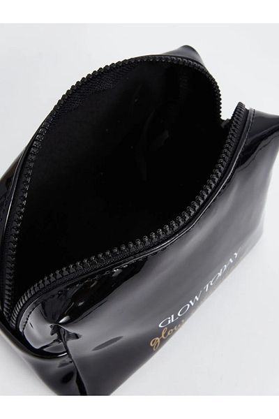 LC Waikiki ACCESORII LCW Geantă de machiaj pentru femei cu text negru imprimat