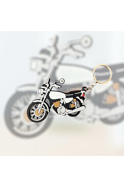 Lambbos Arora Cg Cheetah - White Custom Keychain